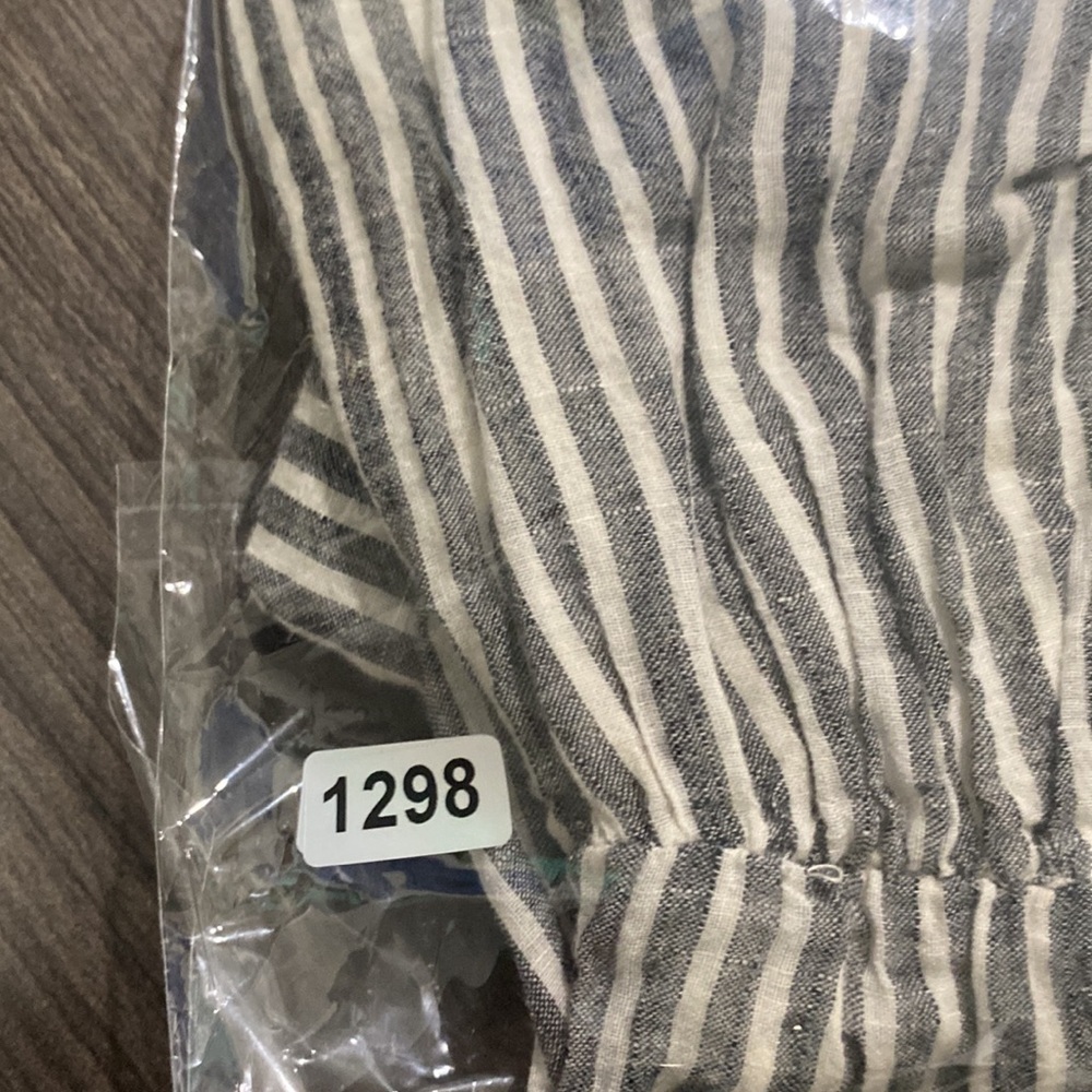Love Tree Navy and White Striped Top - Picture 6 of 6